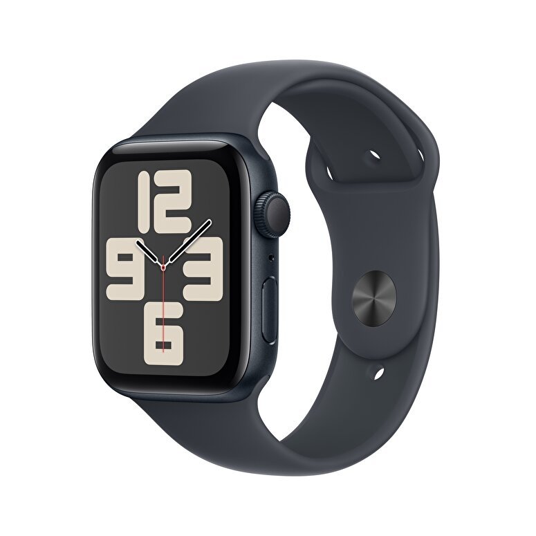 Apple Watch SE GPS 40mm Gece Yarısı Alüminyum Kasa  Gece Yarısı Spor Kordon - S/M  MXE73TU/A